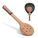 ZEMBSOYA Tennis Pointer Spoon Practice Batting Accurately Good Control Improve Responsiveness Wooden Tennis Training Racket for Outdoor Indoor