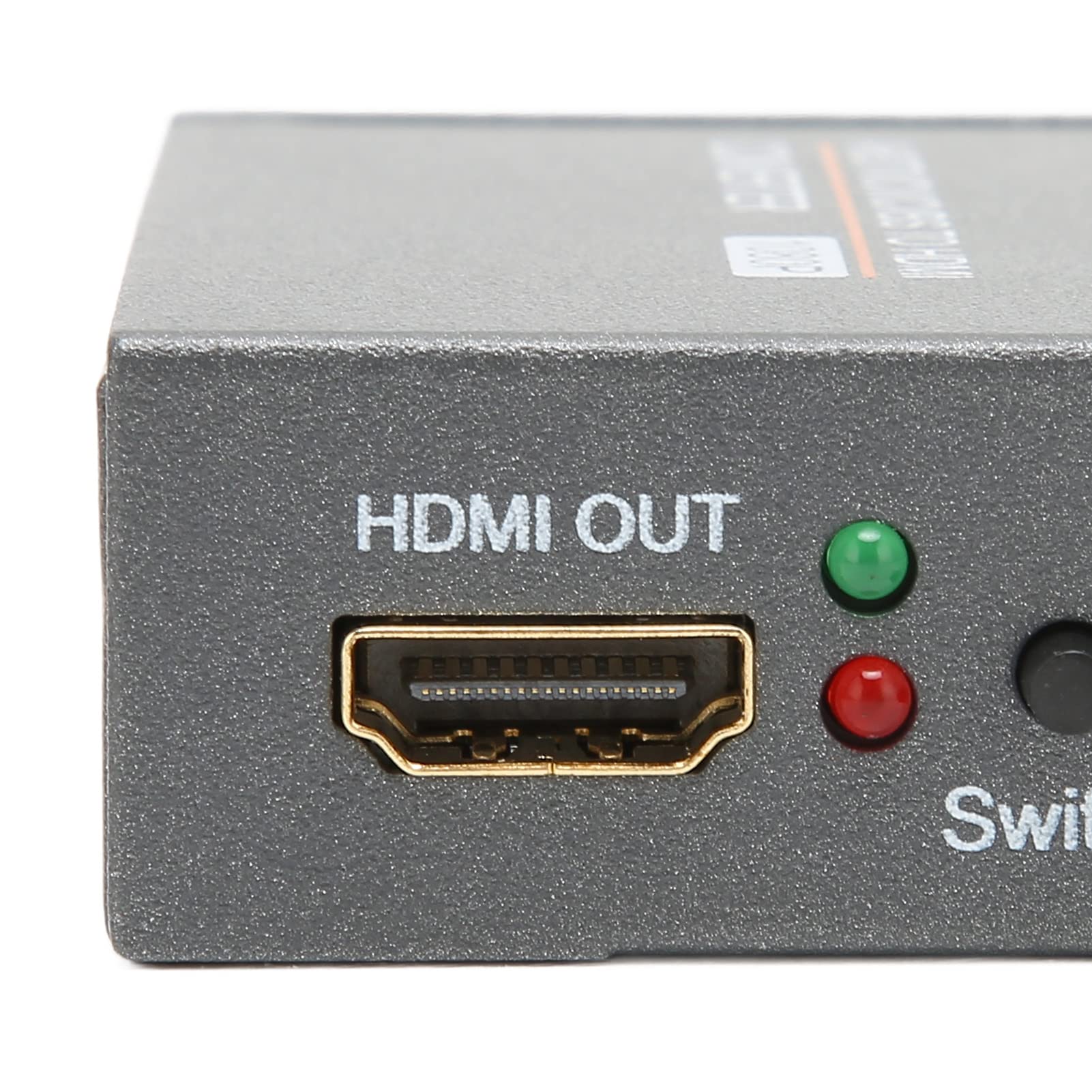 Goshyda Adattatore Convertitore AHD TVI CVI CVBS a HDMI, Full HD 720P 1080P 3MP 4MP 5MP 8MP, Connettore Video da BNC a HD, Splitter per Monitor HDTV DVR