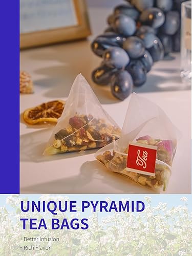 Vista 175 de TeeLux Mugwort Tea Bags - Té de hierbas de artemisa seca natural, sin cafeína, 40 bolsas de té