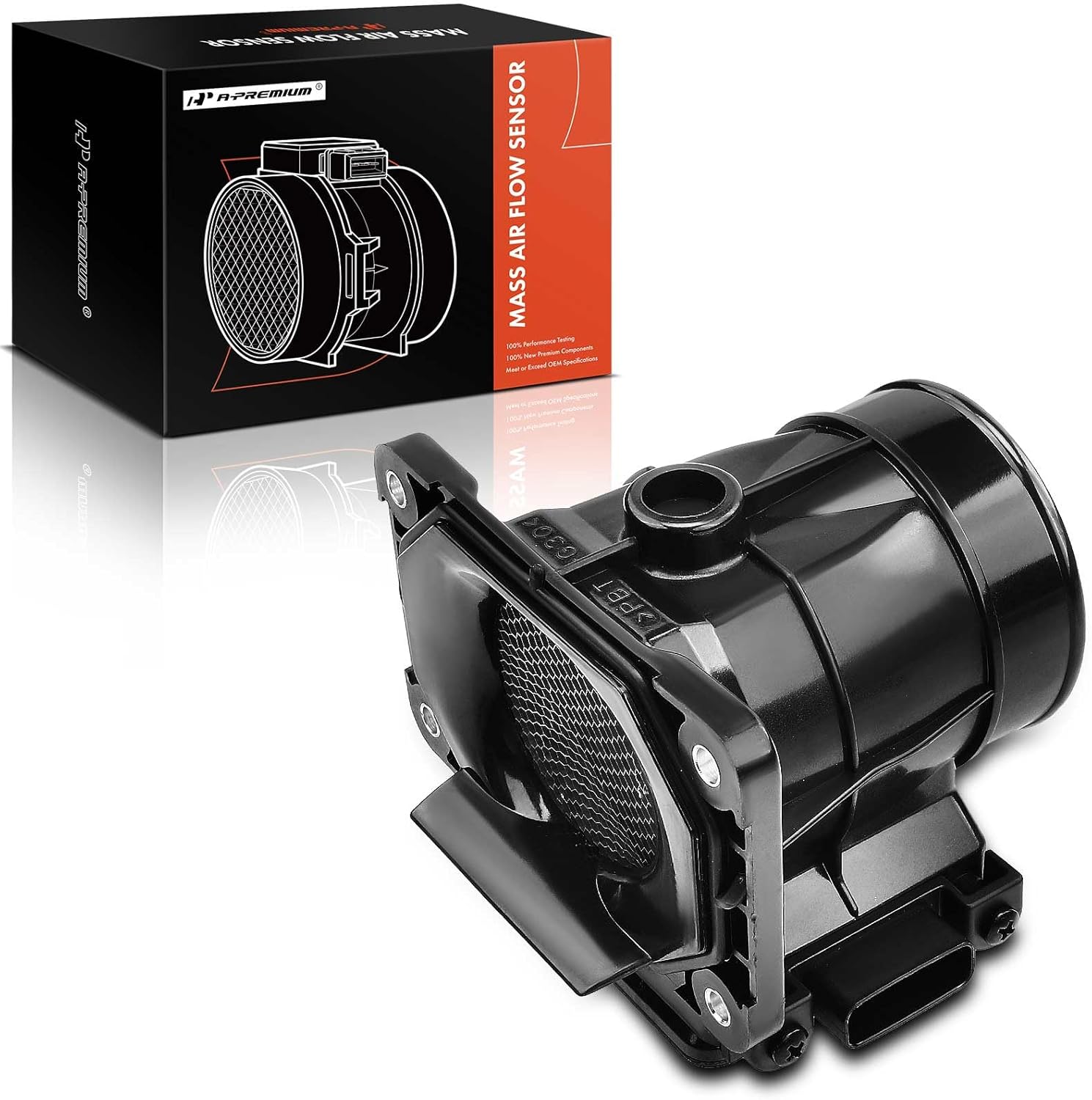 A-Premium Mass Air Flow Sensor Meter [7-Pins] Compatible with Mitsubishi Galant 1999-2004, Lancer 2003-2007, Outlander 2003-2006, 2.0L 2.4L 3.0L, Replace# E5T08271