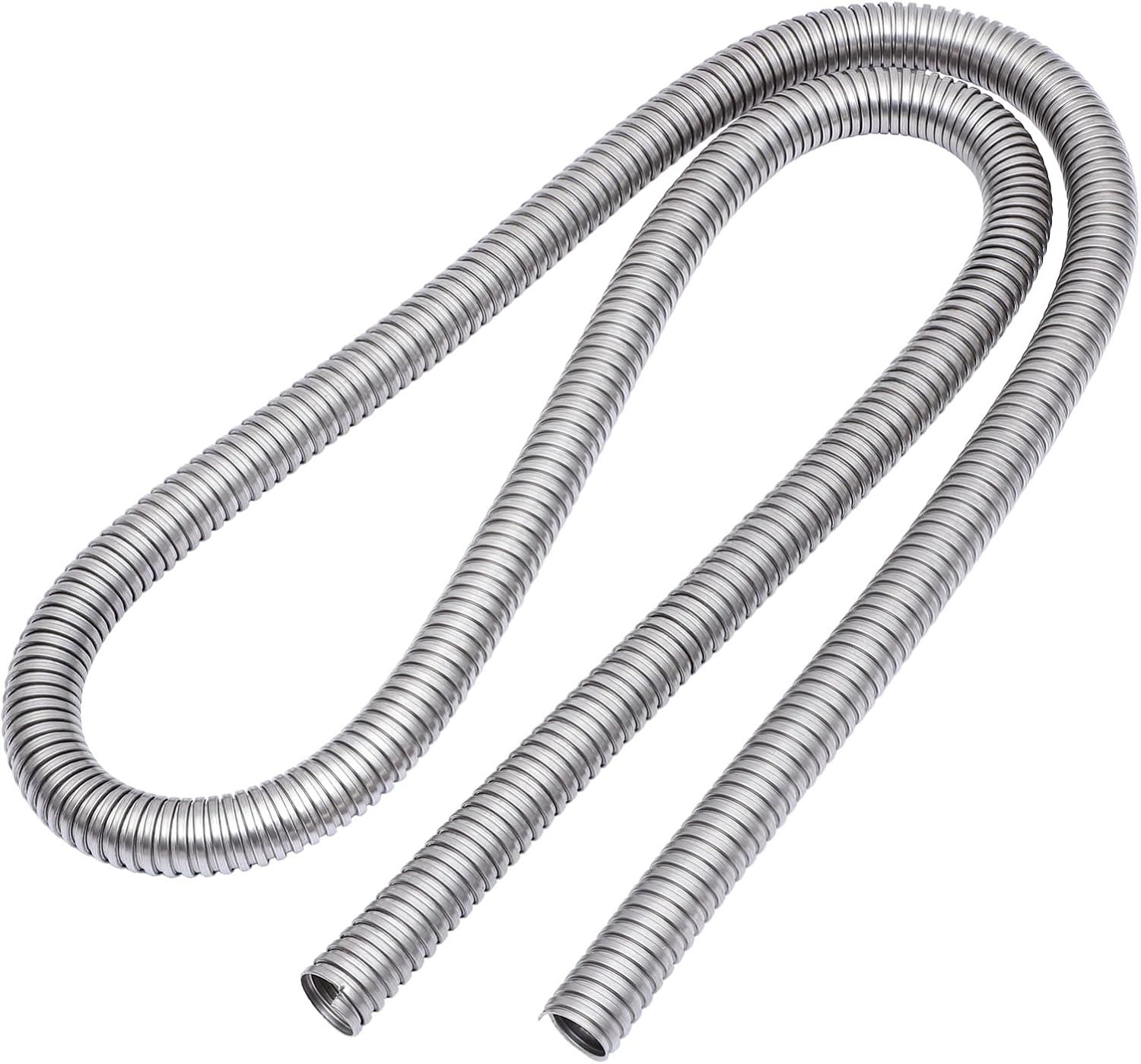 Cabilock Cable Sleeve Protector Cable Protection Hose 304 Stainless Steel Threaded Hose for Wire Cord Cover