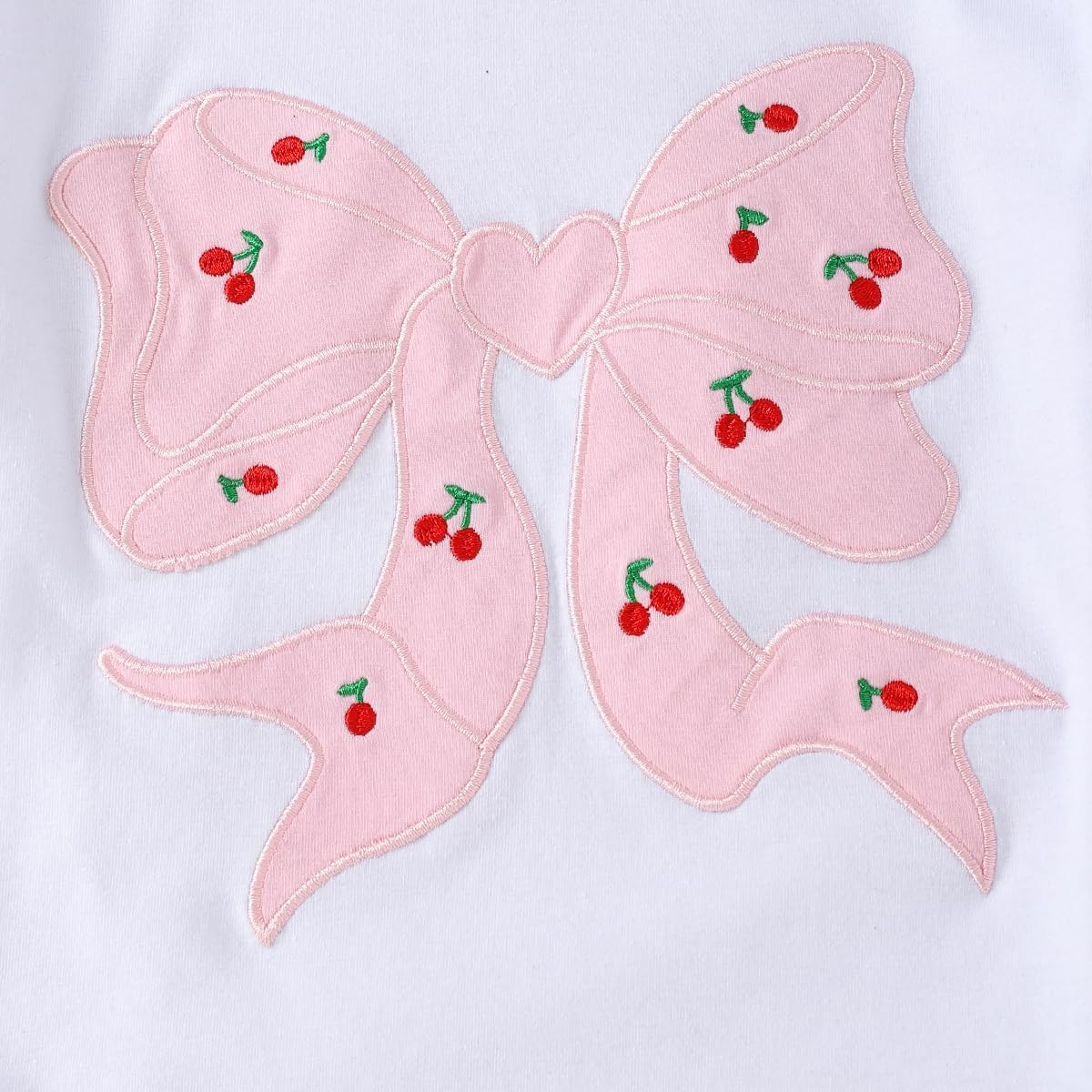 Azmxynol Girl Clothes Bow Short Sleeve