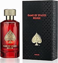 Jo Milano Game of Spades Rouge Parfum Spray | 3.4 oz (100ml) | Oud Wood, Sugar, Warm, Spicy, Orange, Saffron Scent | Long Lasting Fragrance for Men and Women (Unisex)