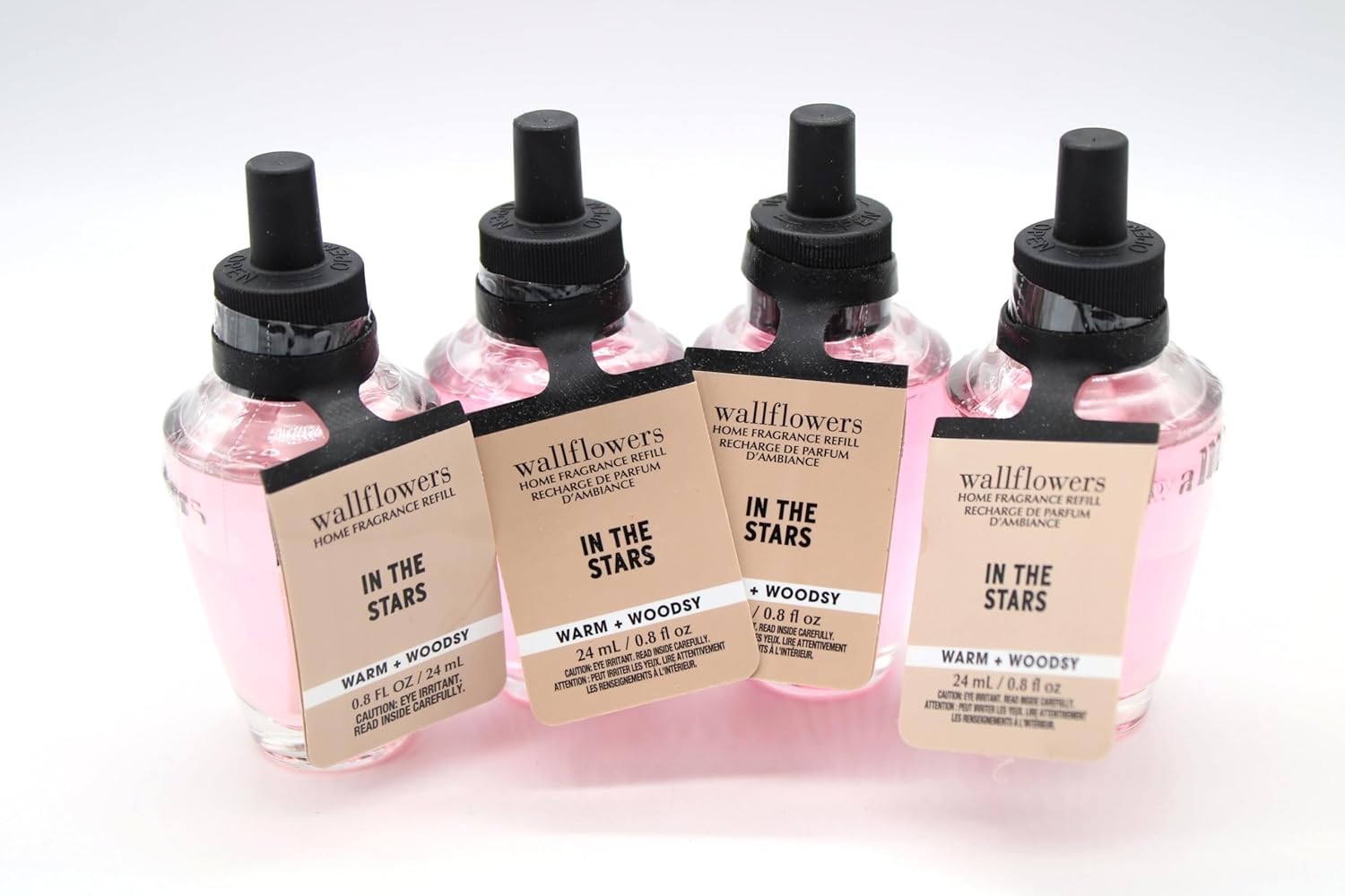 In the Stars, Bath and Body, Wallflowers Home Fragrance Refills, 0.8 fl oz each, 4 pack