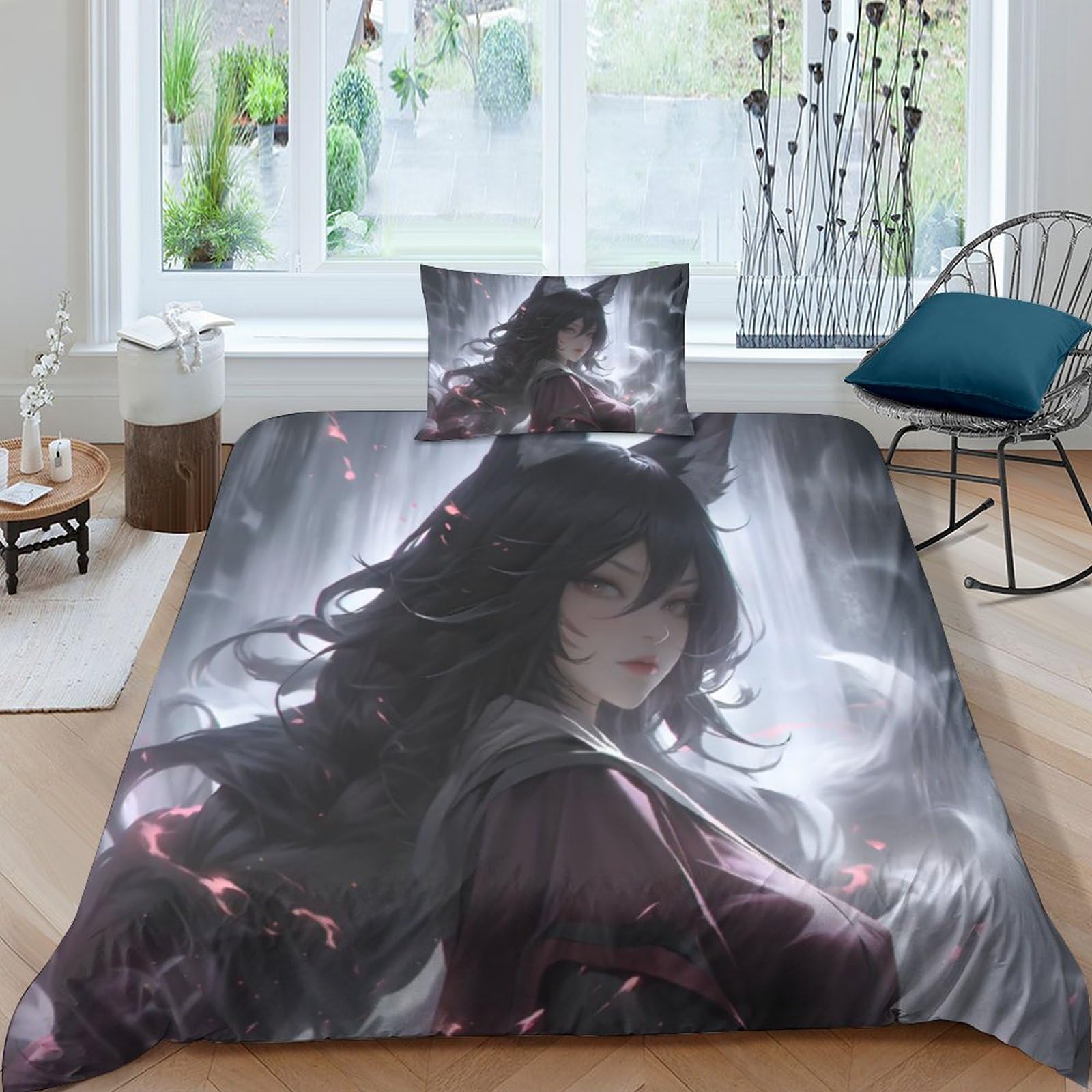 Parure de lit dessin animé fille pour créer un cocon nocturne IOFEER