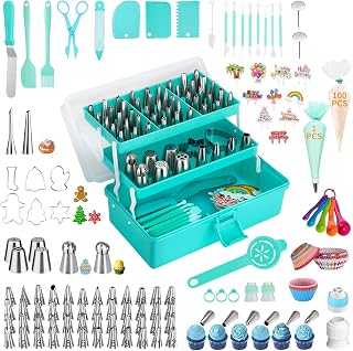 Cake Decorating Supplies Tools Kit: 358Pcs Baking Accessories with