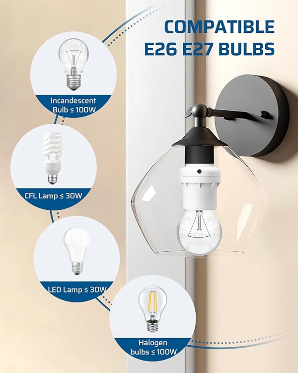 DEWENWILS Light Sensor Socket, Dusk to Dawn Sensor Socket, Light Bulb Socket for Light Fixtures, Compatible with Incandescent/CFL/LED/Halogen Bulbs, 4 Pack, ETL Listed by DEWENWILS - Image 6