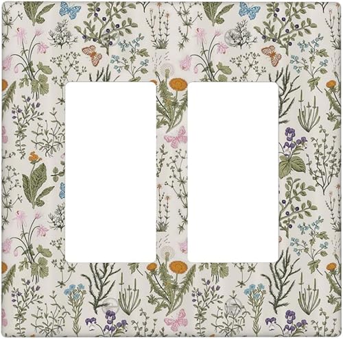 Miniatura 110 de Cubiertas Decorativas para Interruptor de Luz de Palanca Triple Retro Rojo Pulpo Monstruo Ola Marina Azul de 3 Segmentos Cubiertas de Placa de Pared