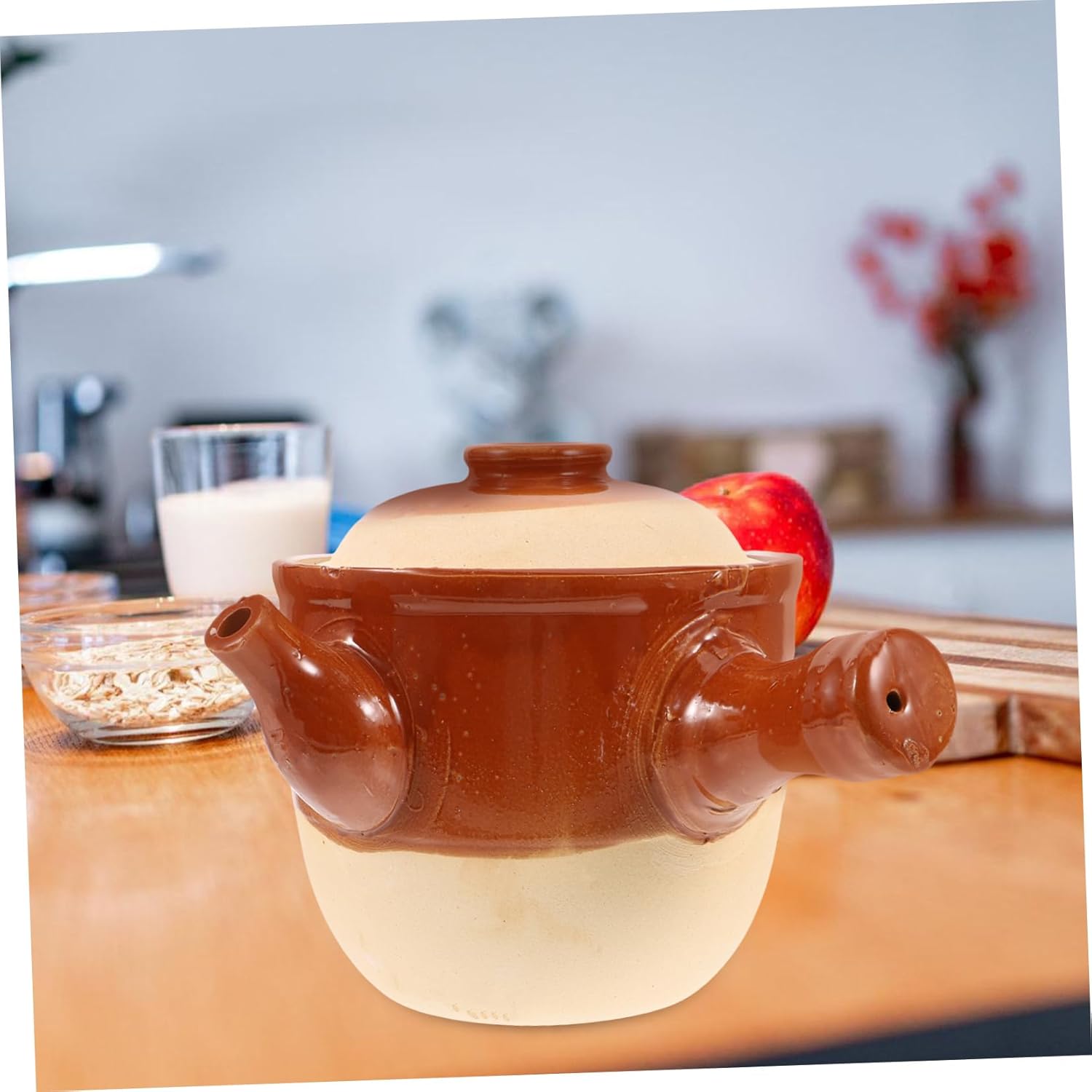 KICHOUSE Traditional Chinese Pot Cookware Casseroles Skillet Stew Pot Lid for Cooking Heating Non-stick Easy to Clean