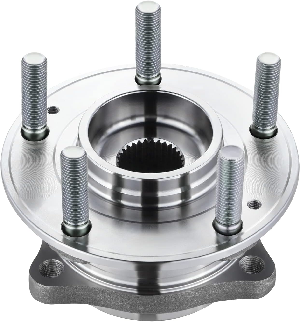 DNA MOTORING OEM-WHA-0046 Front Wheel Bearing Hub Assembly Compatible with 15-19 Sonata / 16-21 Tucson / 2019 Veloster / 17-20 Cadenza / 16-20 Optima / 17-22 Sportage