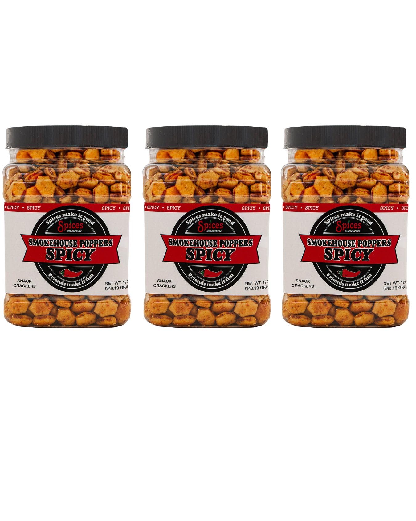 Smokehouse Crackers "Poppers" Spicy