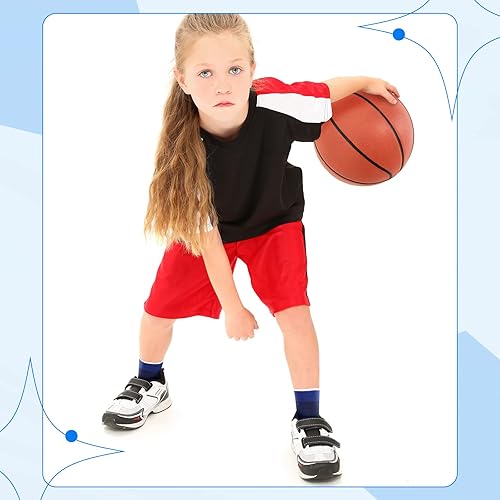 Vista 67 de Haysandy 4 Pieces/ 2 Pair Kids Ankle Support Brace Elastic Kids Compression Socks Knitted Ankle Sleeve for Jogging Running Fitness (Pink,5-10 Years)