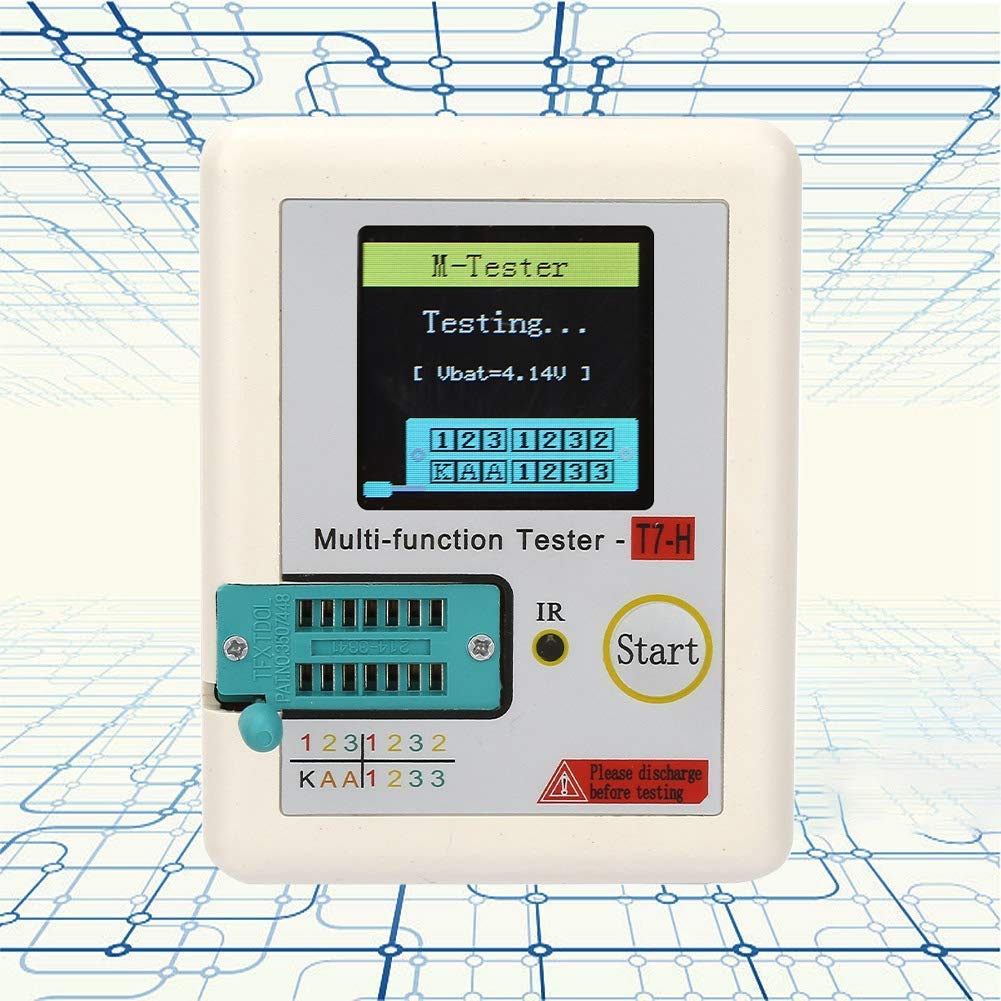 T7-H TFT Transistor Tester TFT Graphic Display Multifunction Test Transistor Diode Triode Tester