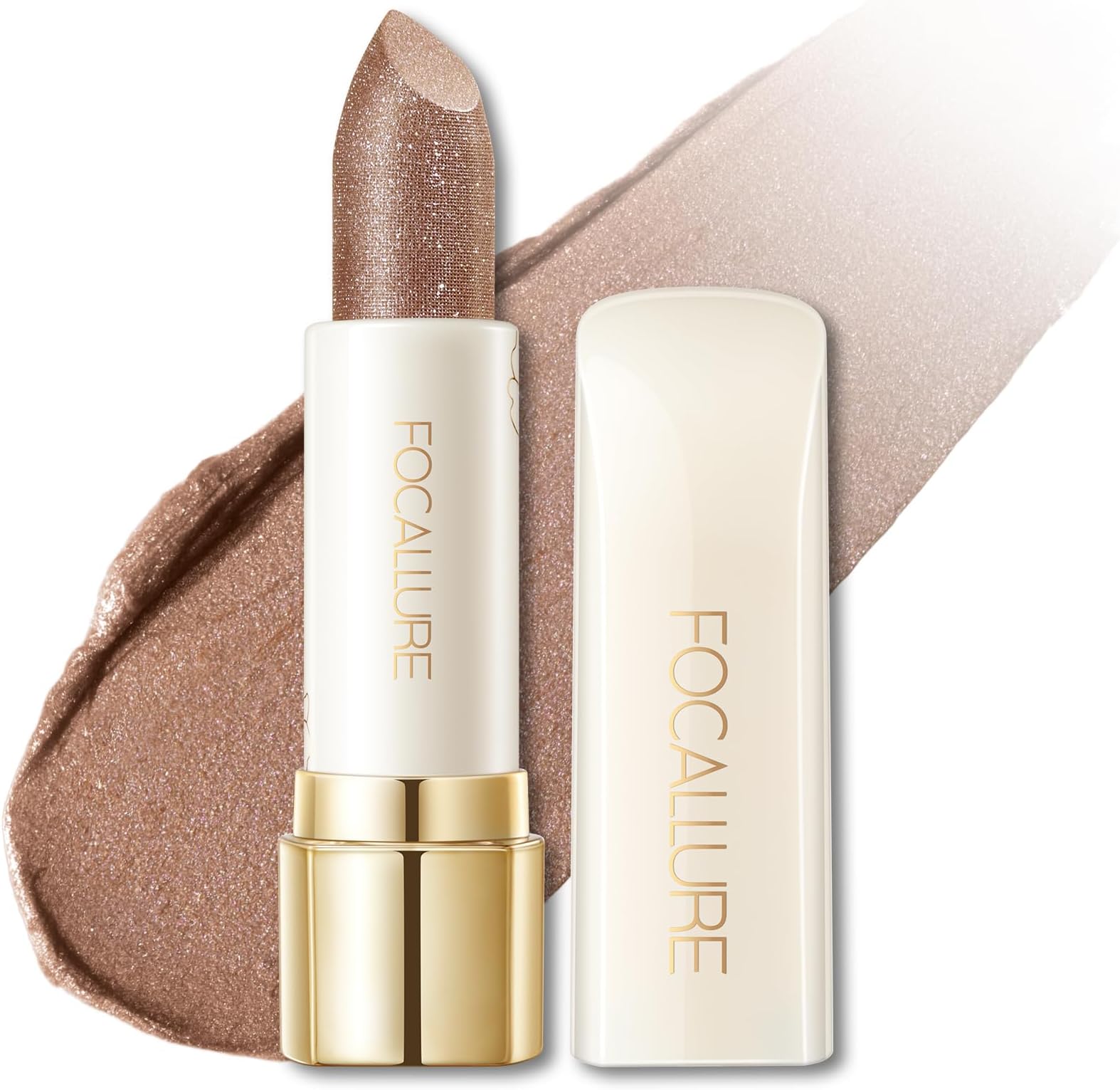 Shimmer Metallic Lipstick, Non-Drying Hydrating Formula, Fuller-Looking Lips, High Pigment Sparkly Lip Color, Independence Day Gift, Cowgirl