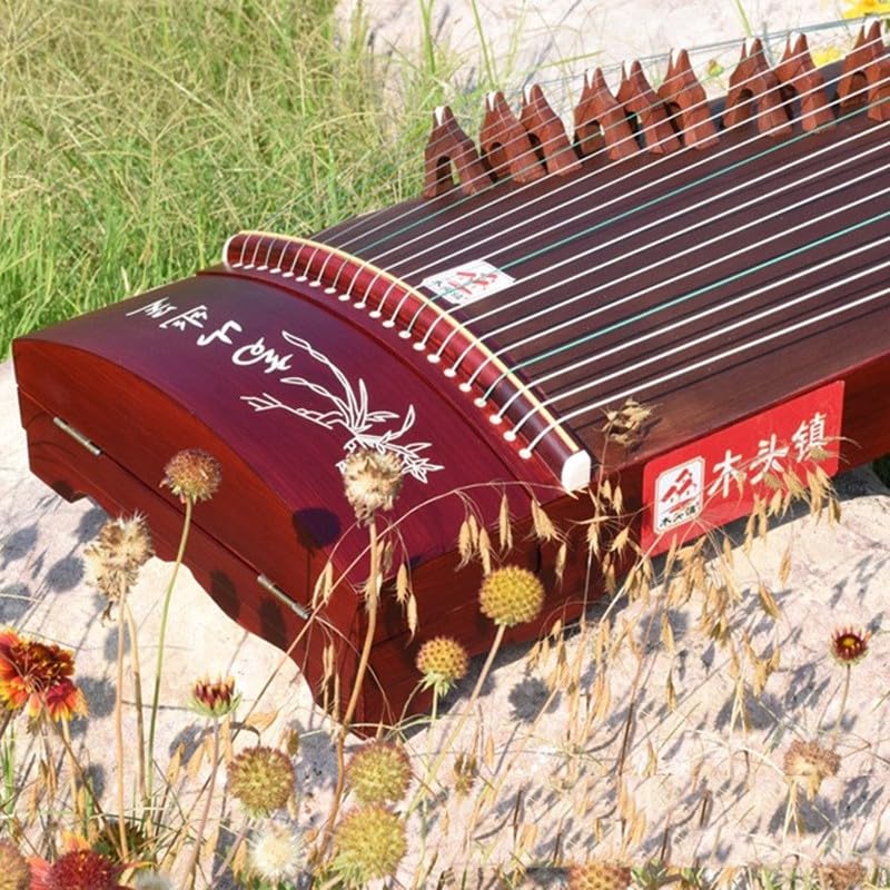 JITEM Guzheng, Traditional Chinese 21-String Instrument, Handmade Solid Wood Performance-Grade Guzheng, Suitable for Beginners and Professionals(Color:24)