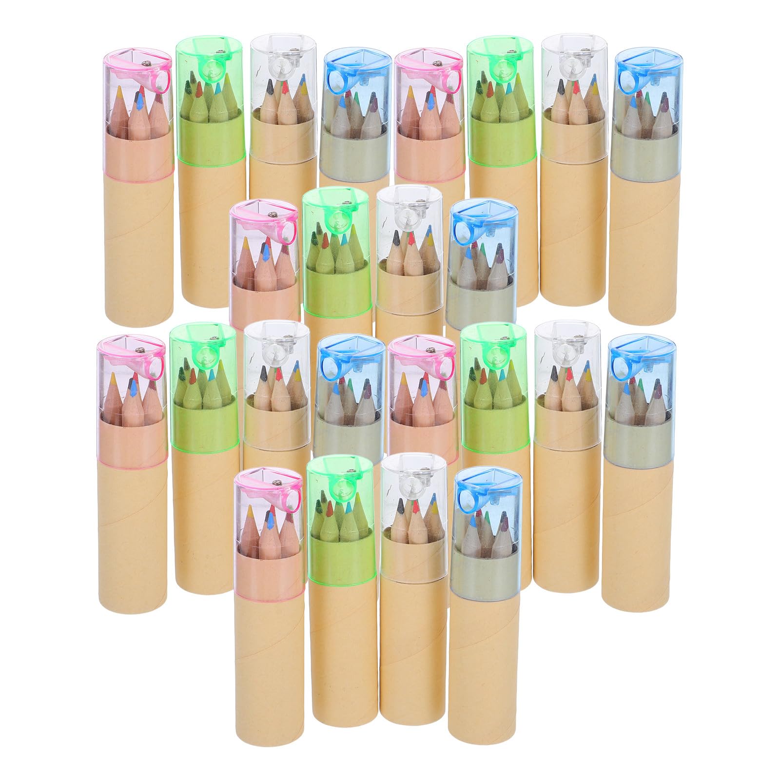 Set di 32 Compatto e Portatile Mini in Legno con, Colore Assortito Kit da Disegno per Disegno e Pittura per e Artisti