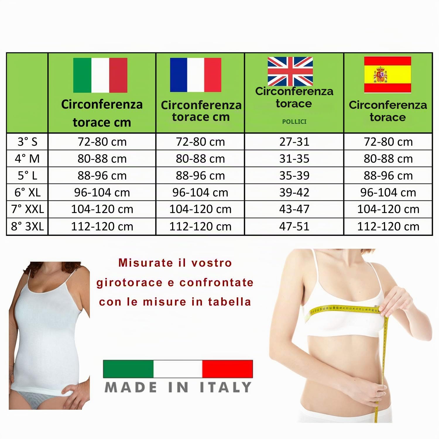 Canottiera Donna in Lana Vegine Mezza Manica Maglietta Salute Incrocio Seno Intimo Camiciola Due Pezzi Made in Italy