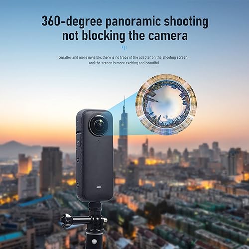 Miniatura 2 de LICHIFIT Adaptador de montaje de cámara para Insta360 X4/X3 y ONE X3/X2/X/R para Gopro Hero 12/11/10/MAX Accesorios de cámara de acción, adaptador