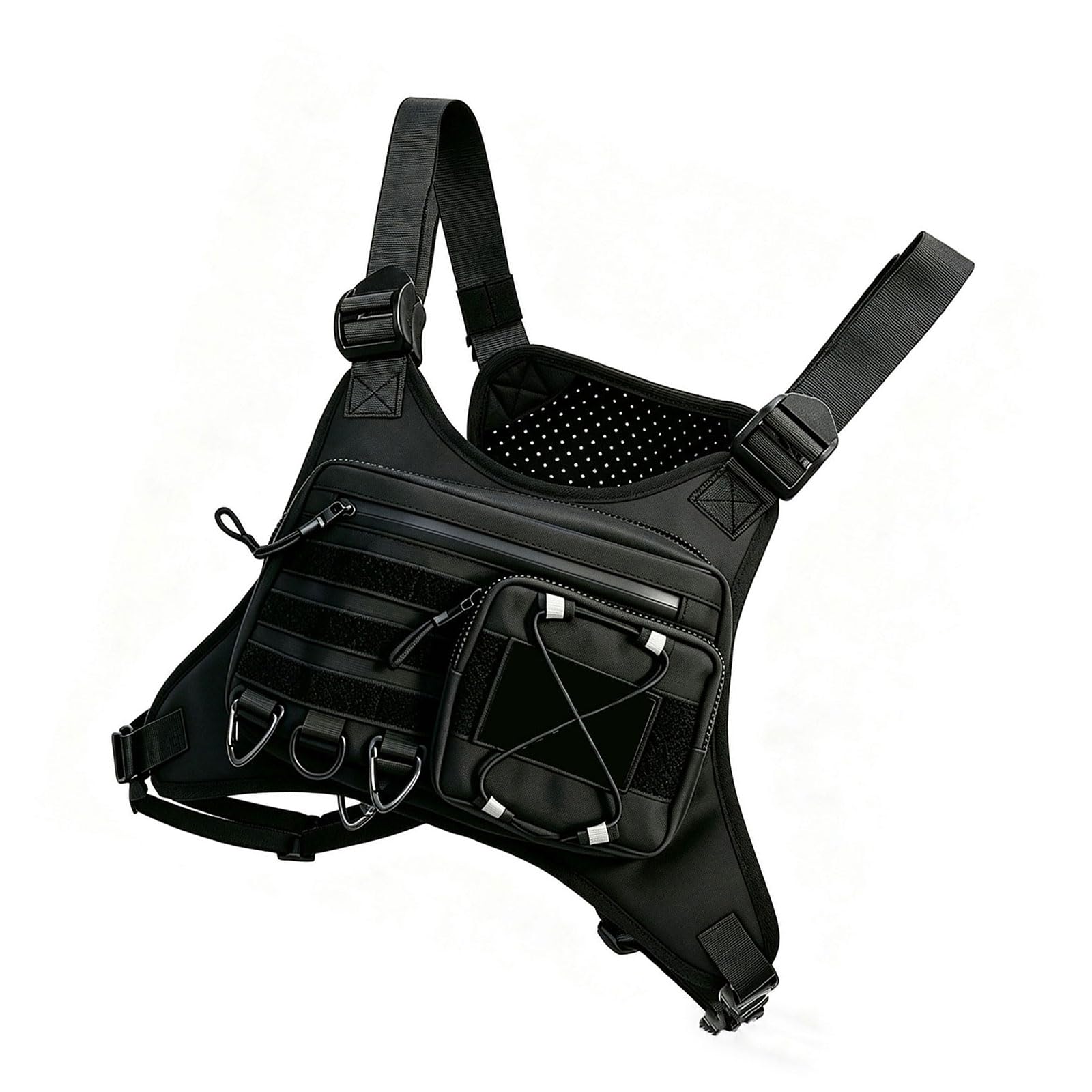 Bolsa de pecho antirrobo impermeable que elimina el dolor de hombro 8