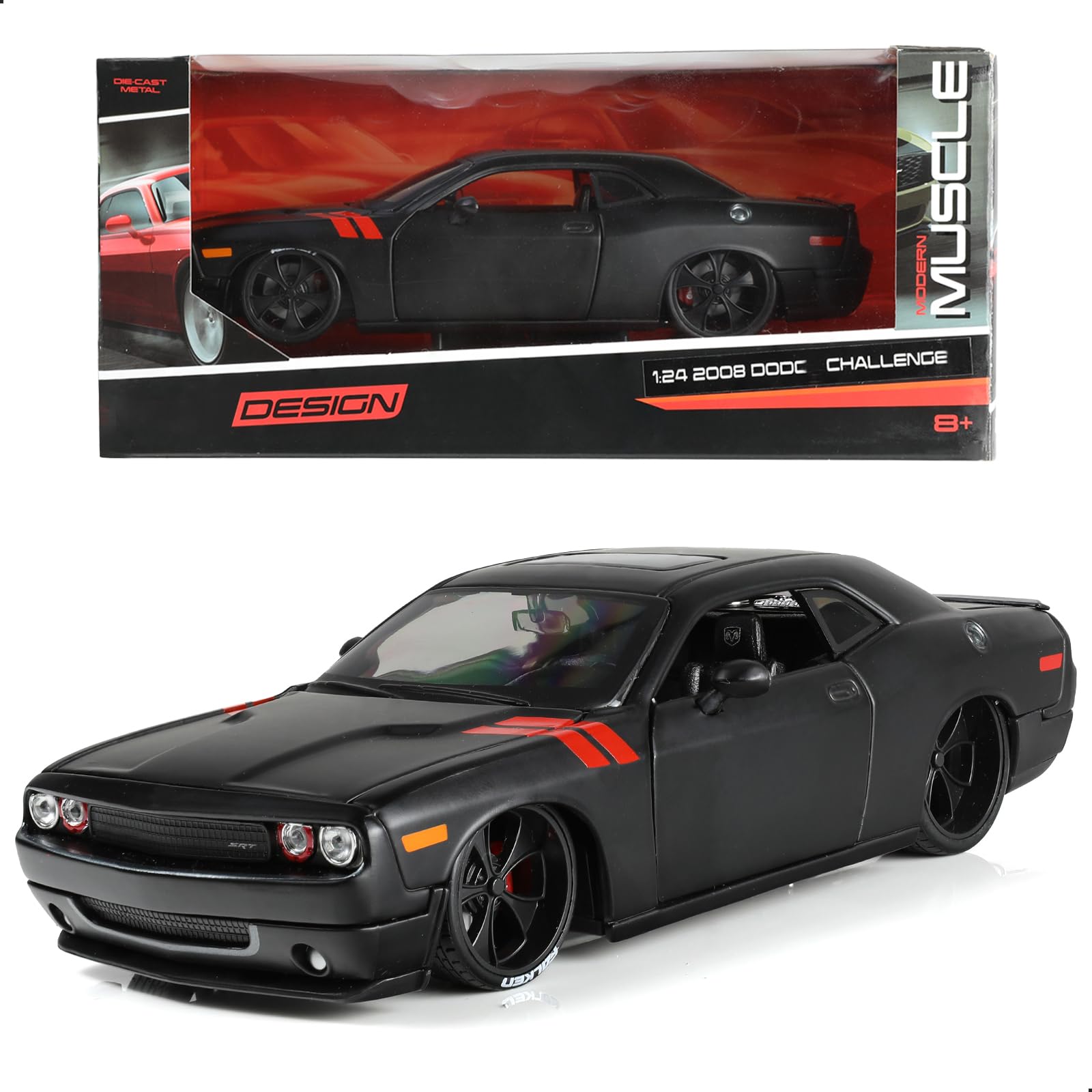 Amazon.com: Risopen Compatible for Dodge Challenger Race Car Model