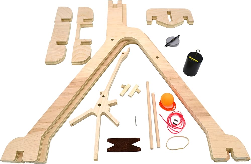 ルエネ MURLIN TrebuchetDIY KitExplore Projectile Motion， Gravitational