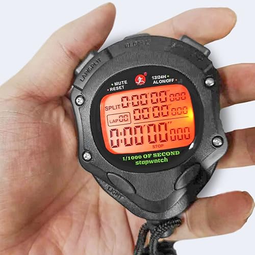 Miniatura 7 de Rolilink Stopwatch Stop Watch for Sports Waterproof Stopwatches Timer for Sports and Competitions