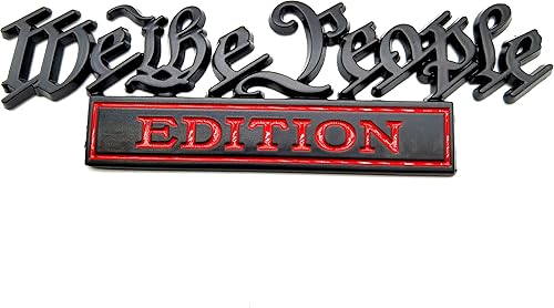 Miniatura 2 de Classic We The People Edition - Calcomanías 3D de metal completo para emblemas de automóvil, decoración personalizada para resaltar a ti mismo, 2