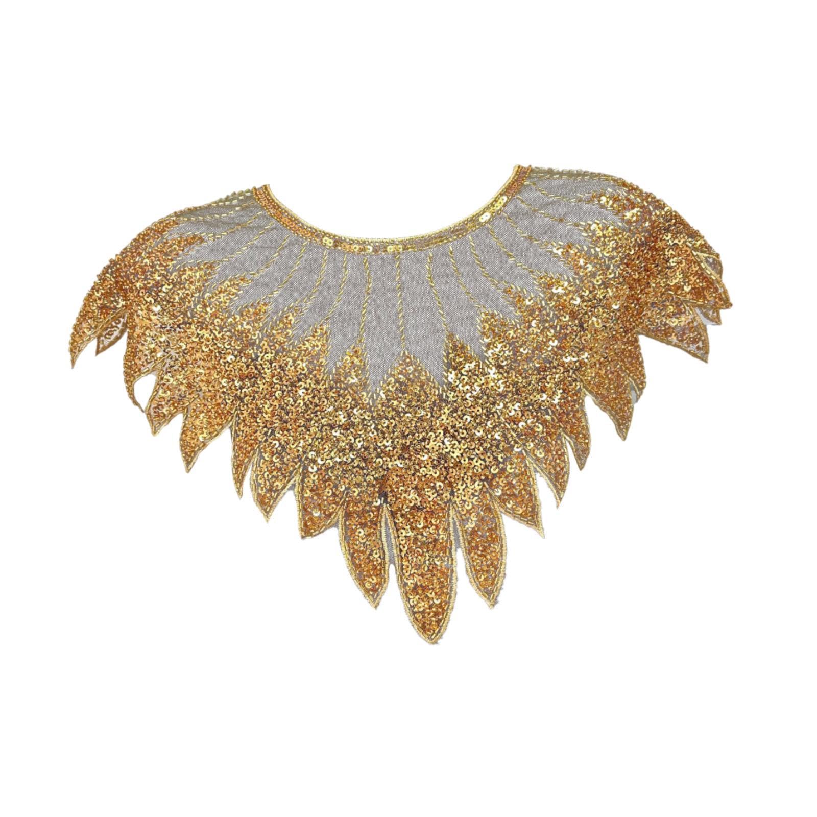 Women Shawl Wrap Sequin Beaded Evening Cape for Bridal Formal Dresses Ladies Gold| Soft | Lightweight | Warm | Comfortable-image-27