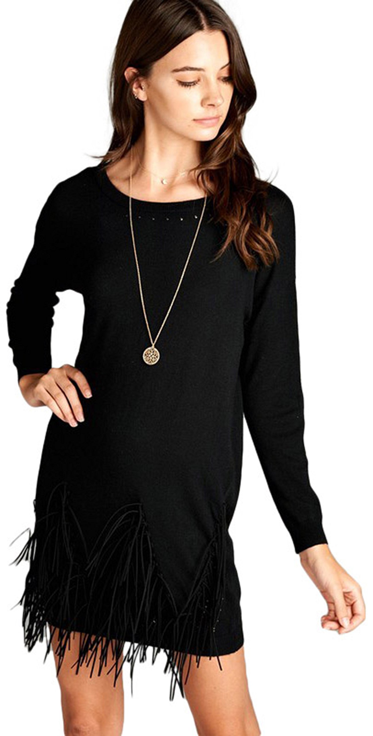 ToBeInStyle Women's Classic Long Sleeve V-Neck Pullover Sweater