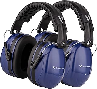 Vanderfields Hearing Protection Ear Muffs for Noise Reduction, 33dB Certified, Noise Cancelling Safety Ear Protection for Shooting, Adult Headphones for Lawn Mowing, DIY, Construction, Woodworking