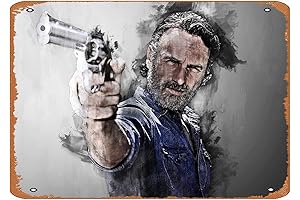 Rick Grimes Walking Dead Vintage Wall Art Poster