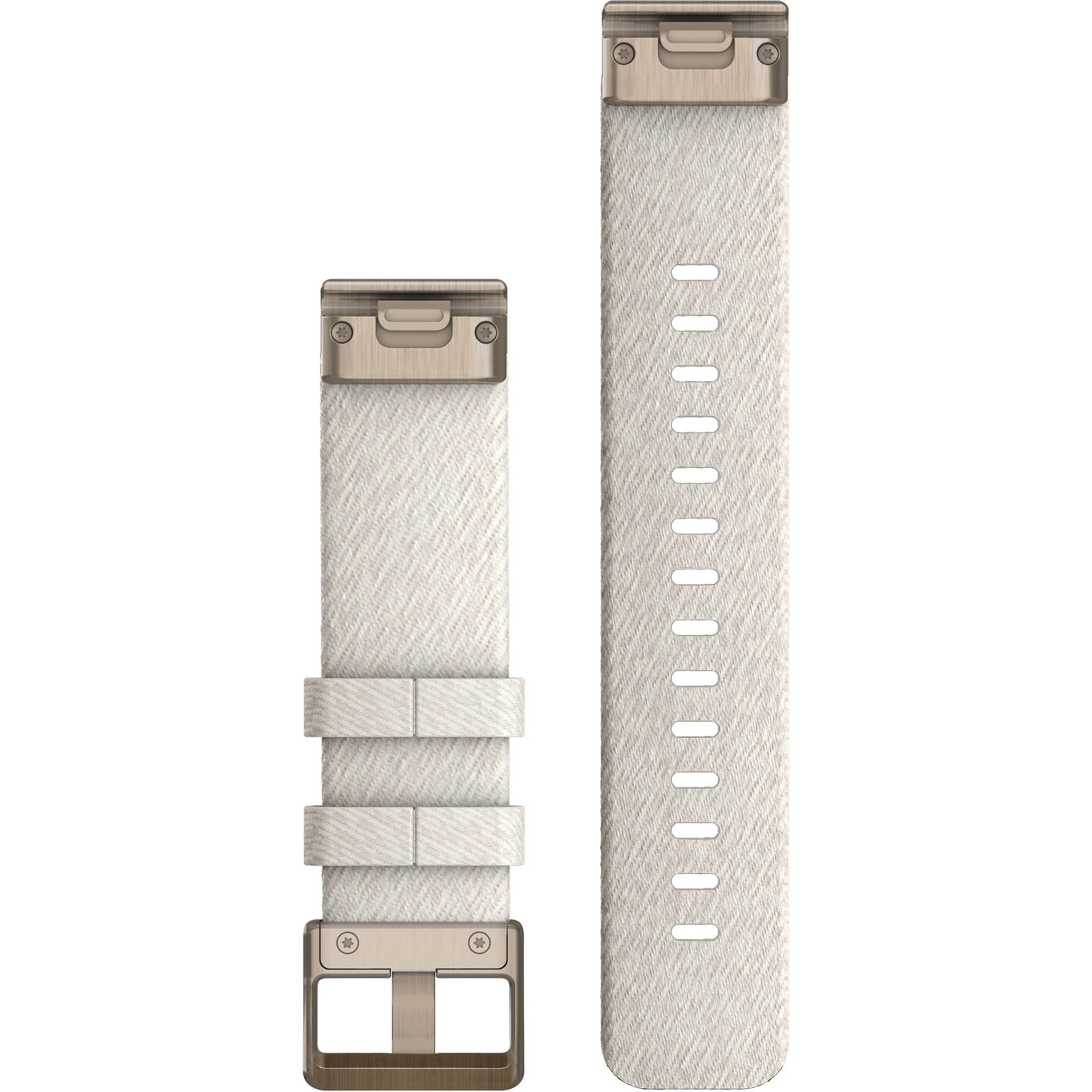 Amazon.com: Garmin QuickFit 20 Cream Heathered Nylon Band