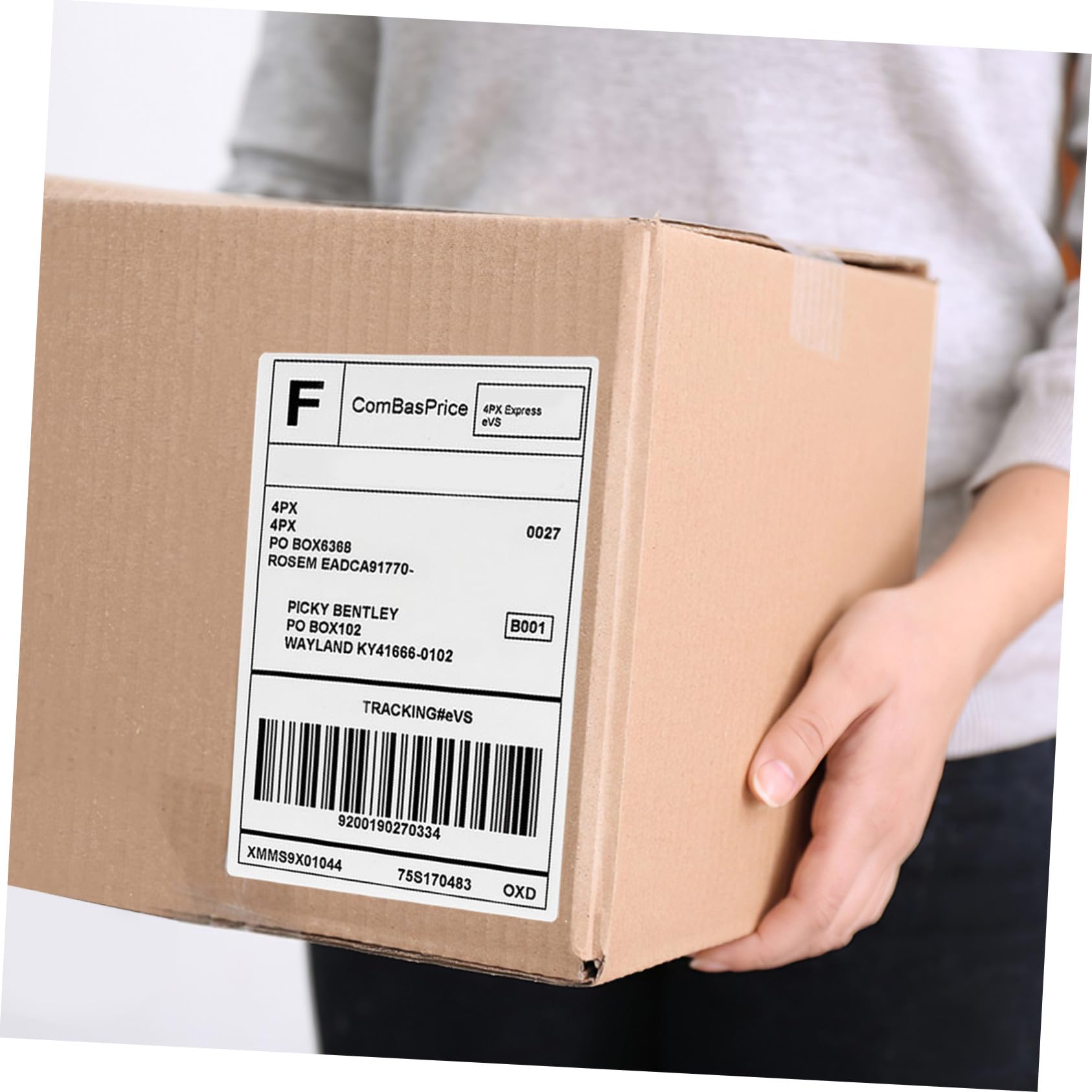 500 Stück Versandetiketten Thermodirekt Selbstklebend 100x150mm Starke Haftung Mit Perforation Für Thermodrucker Klebeetiketten Expressetiketten Für Gewerbe Und Privat