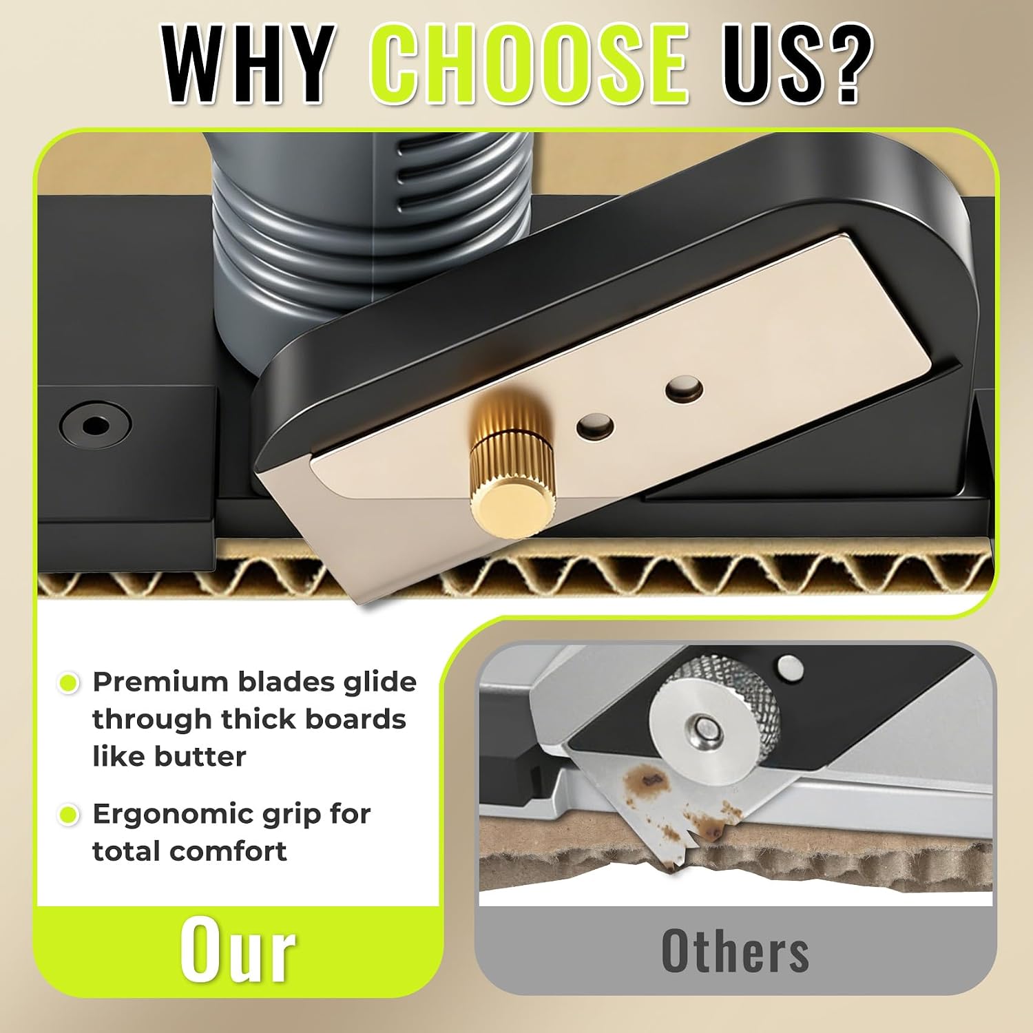 Steel Straight Mat Cutter with 6 Sharp Replacement Blades, Professional 90° Handheld Mat Board Cutter for Picture Framing, Precision Straight Mat Board Cutter for Crafting Art Projects and DIY