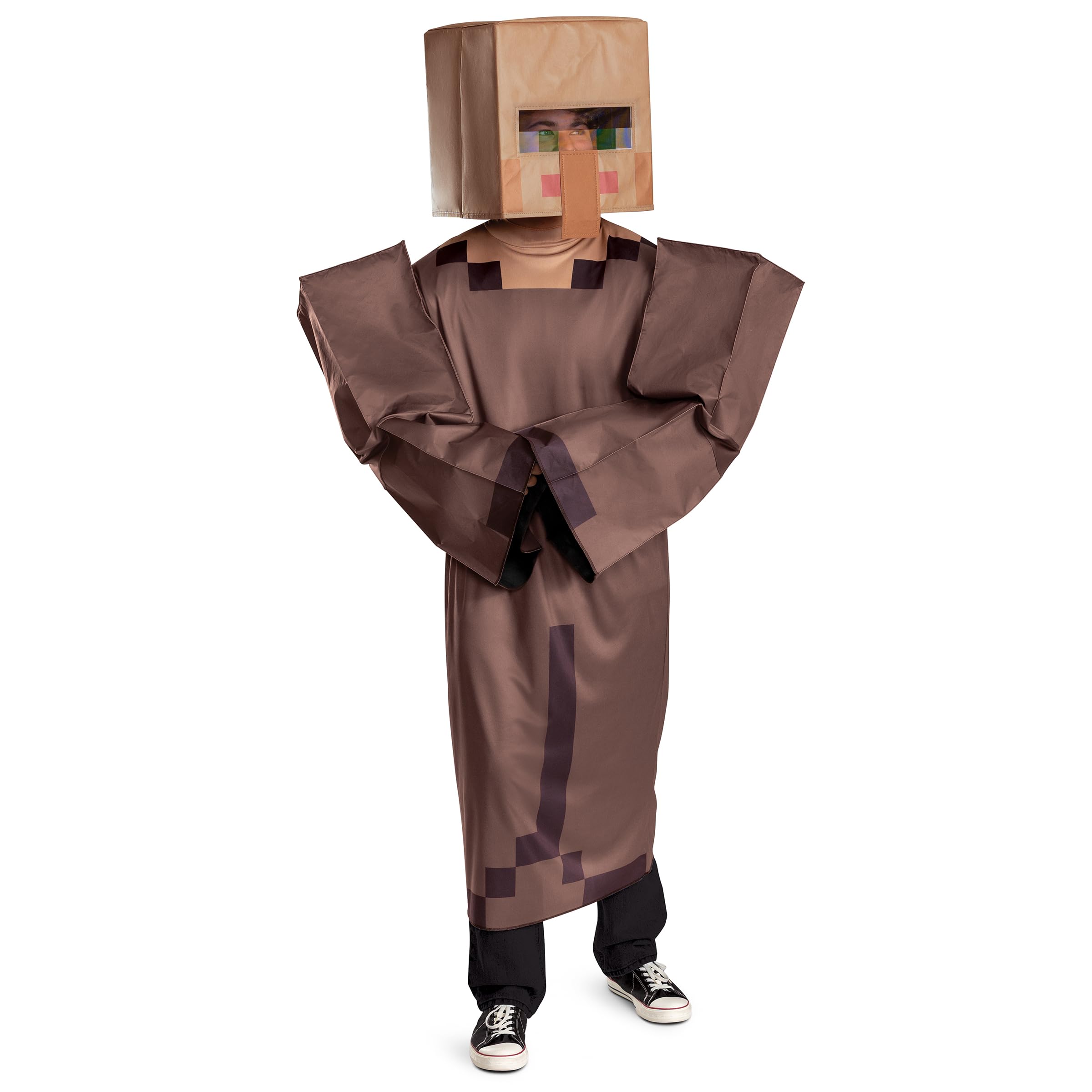 Disguise Adult Minecraft Deluxe Villager Costume AD XS/S(28-30)