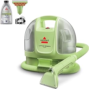 BISSELL Little Green Multi-Purpose Portable Carpet and Upholstery Cleaner, Car and Auto Detailer, with Exclusive Specialty Tools, Green, 1400B