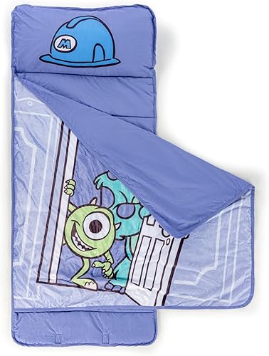 Miniatura 51 de Jay Franco Tapete para siesta para niños con almohada y manta integradas, saco de dormir de microfibra suave de 46 x 20 pulgadas con etiqueta