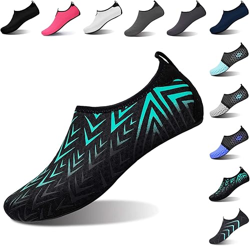 L-RUN - Calcetines acuáticos para mujer y hombre, para correr, bucear, surfear, nadar, playa, yoga, de secado rápido