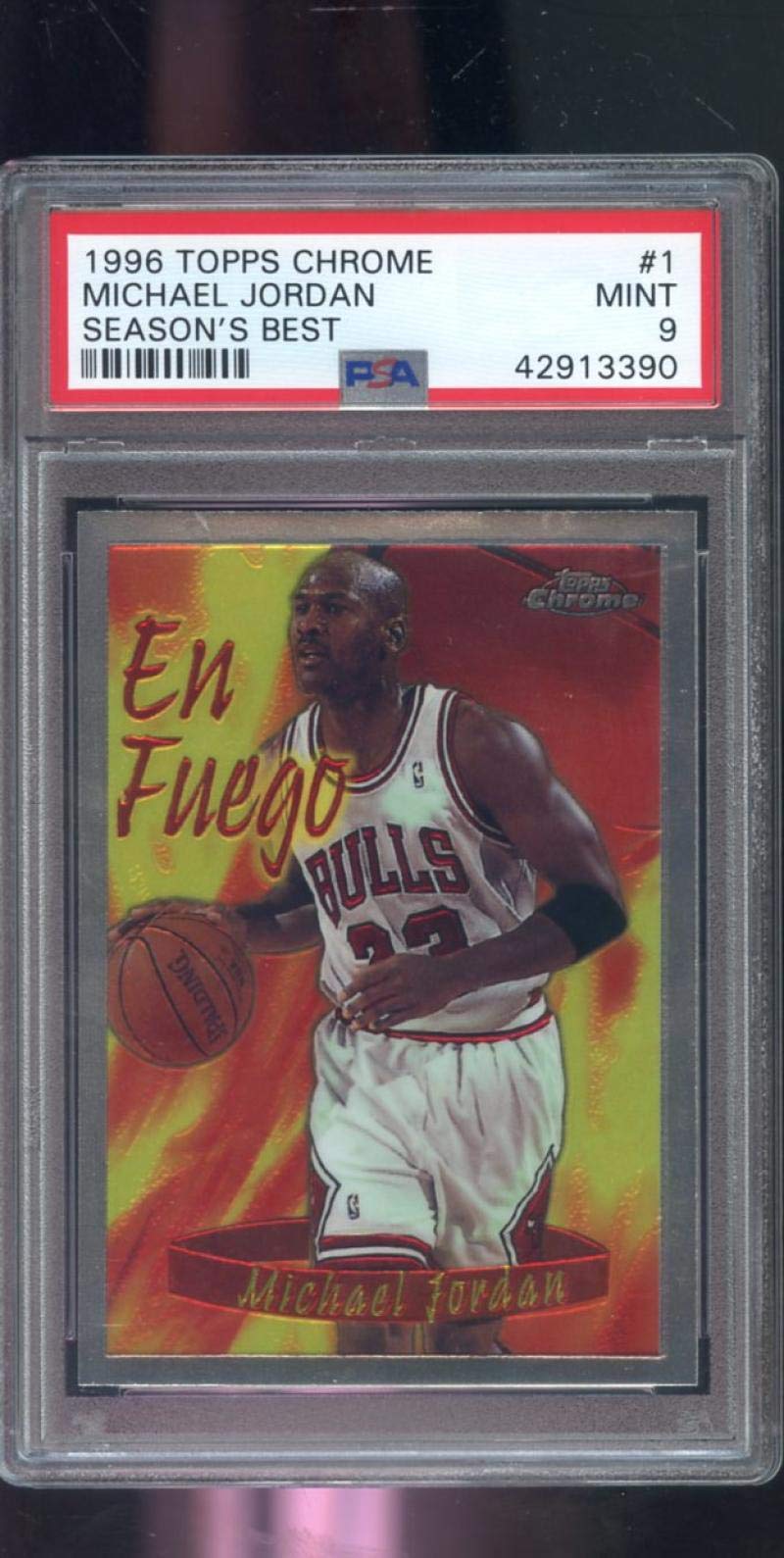 その他 NBA 96-97 Topps Chrome Michael Jordan 1997-98 Topps Chrome - Topps 40 Michael Jordan #T40-5 Refractor