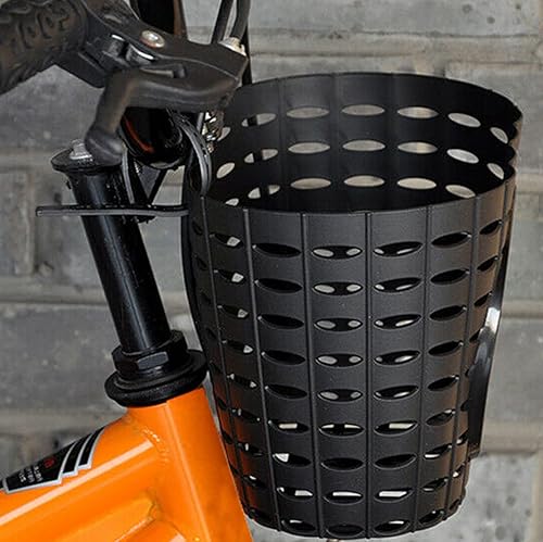 Miniatura 4 de Cesta de bicicleta para niños con campana, bonita cesta de bicicleta de dinosaurio para niños, niños pequeños, cesta delantera de plástico para