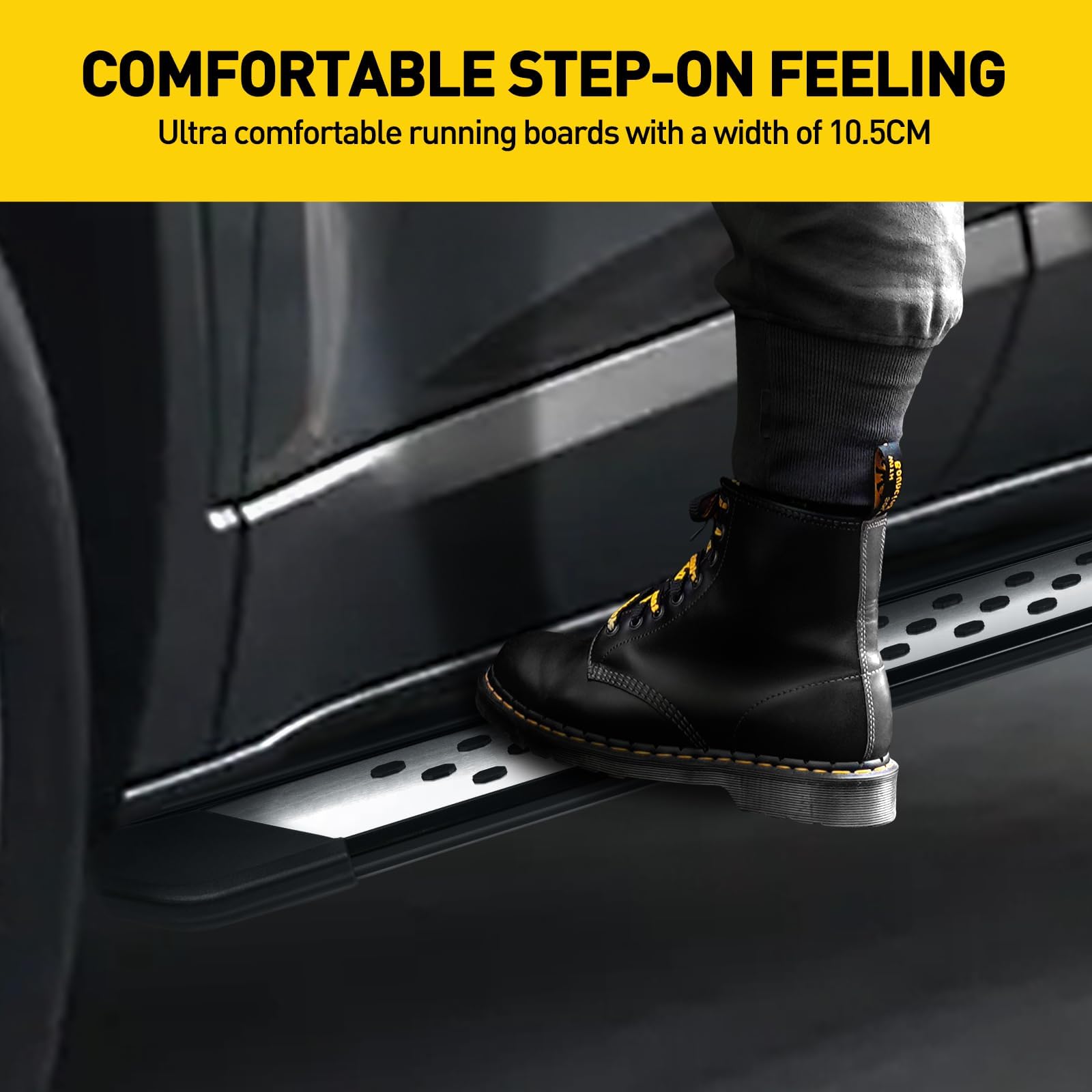 KYX Running Boards fit for Honda CR-V 2017-2023, Aluminum Alloy Car Door Side Steps Nerf Bars Truck Boards Step Rails