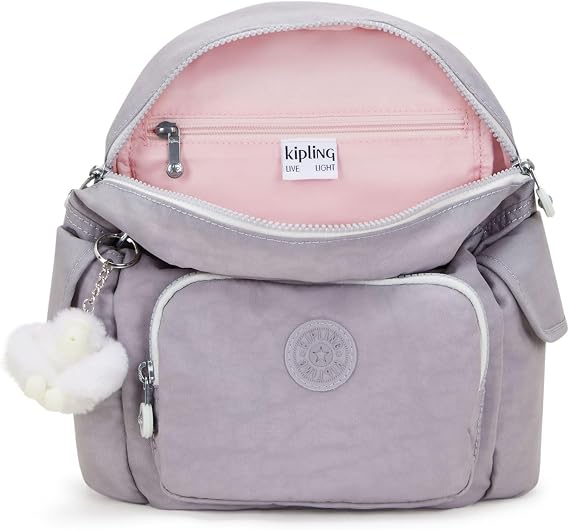 Kipling Female City Pack Mini Small Backpack, Grey, One Size