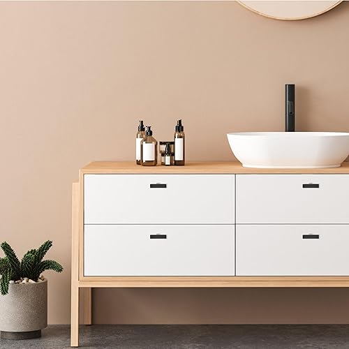 Miniatura 37 de 5 Pack Matte Black Cabinet Knobs - Kitchen Cabinet Knobs Black Cabinet Pulls for Kitchen Cabinet Drawer Stainless Steel Dresser Knobs for Cabinet