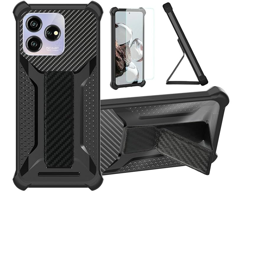 スマートフォン本体 good as new. complete box and cover case Amazon.com: Case for ZTE Axon 50 Lite 8050 Phone Case Stand