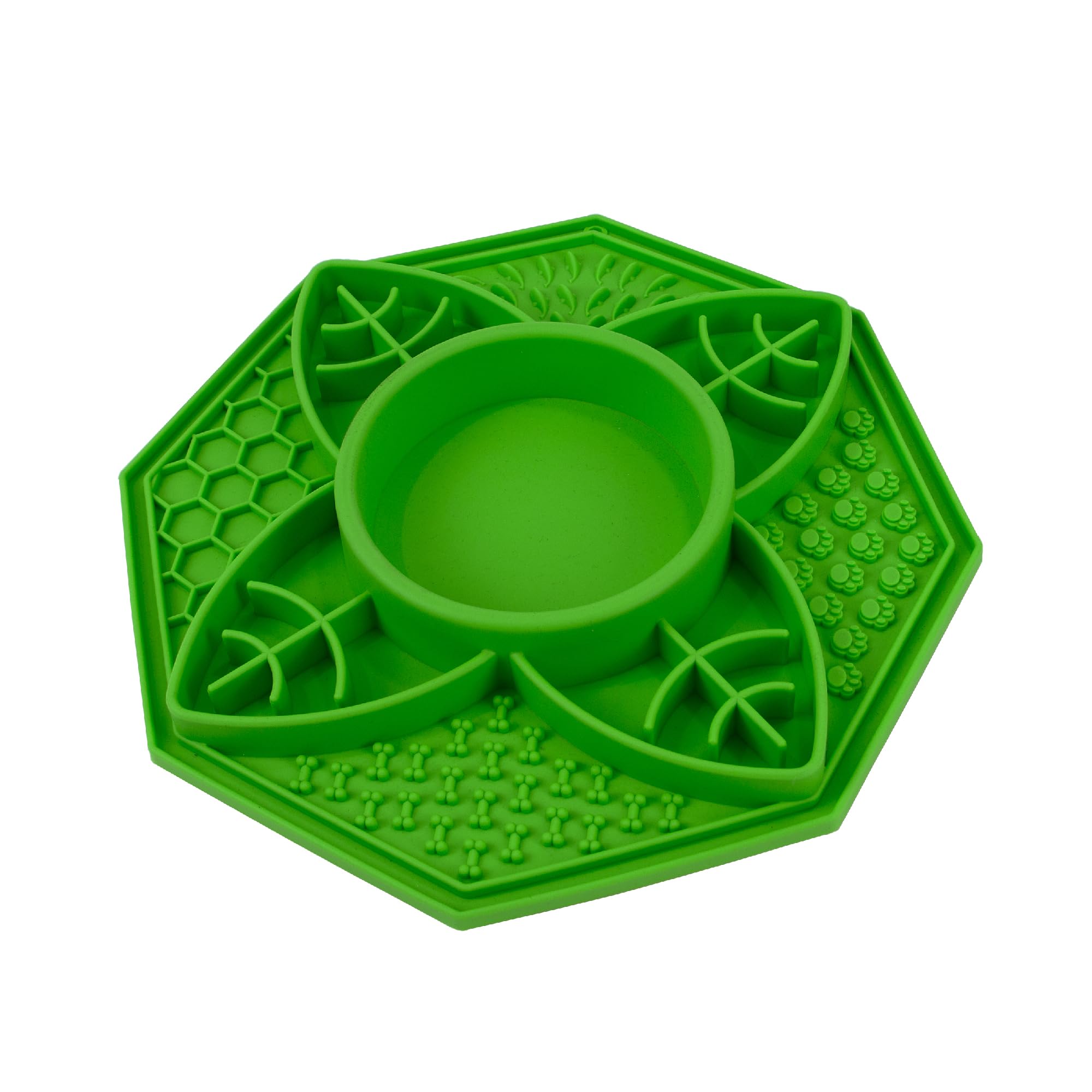 Örva Lick suction cup slow feeder Leaf Design