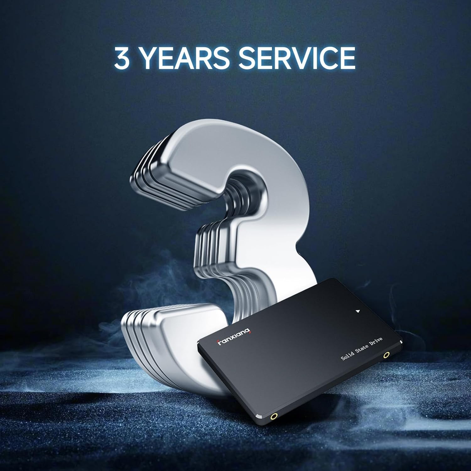 fanxiang S101 256GB SSD SATA III 6Gb/s 2.5" Internal Solid State Drive, Read Speed up to 500MB/sec, Compatible with Laptop and PC Desktops(Black)