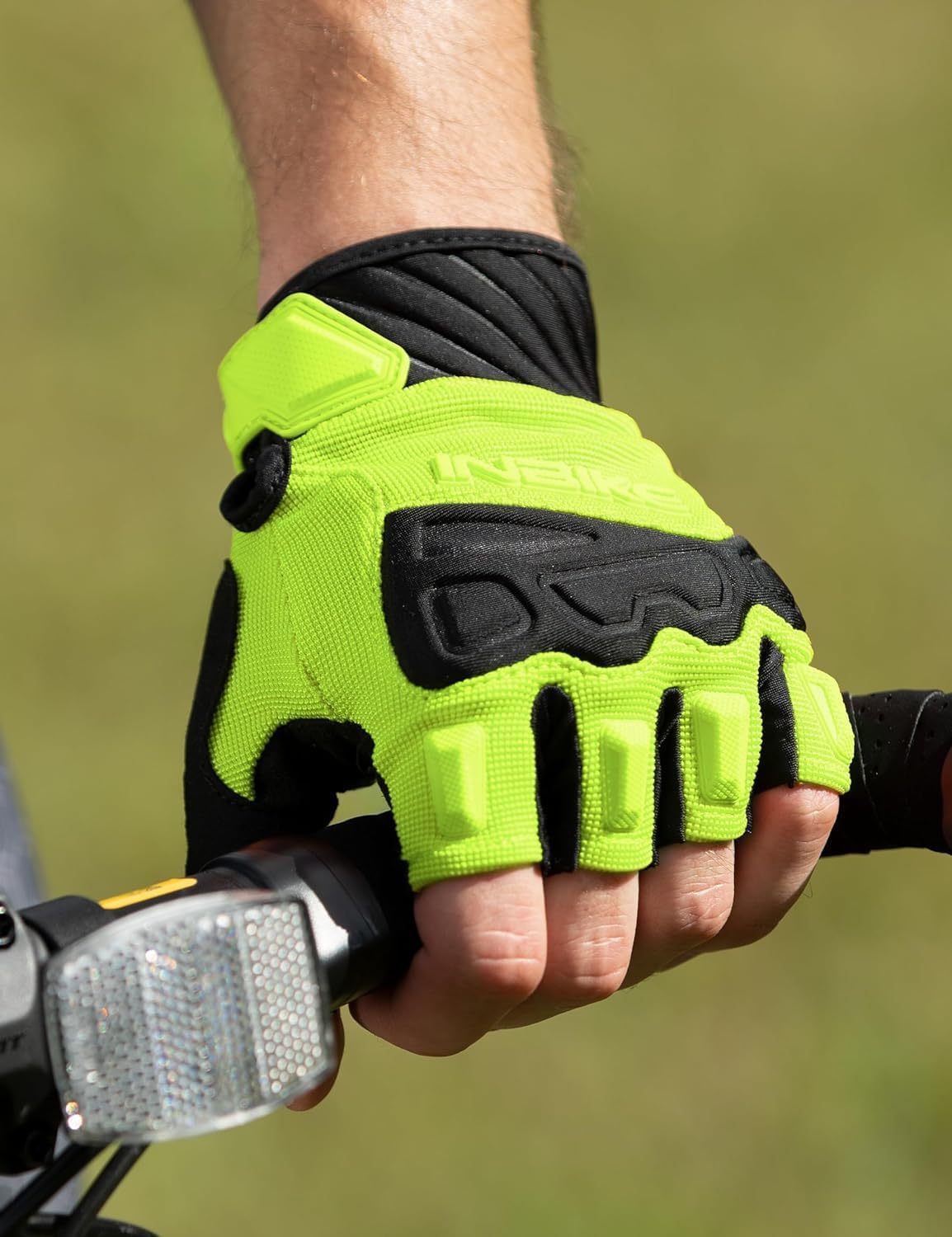 INBIKE Fingerless Cycling Gloves Breathable Protective for Road Mountain Bike MTB Riding - Image 6