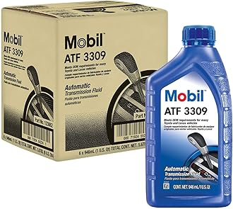 Mobil 3309 Automatic Transmission Fluid, 1 Quart, Case of 6