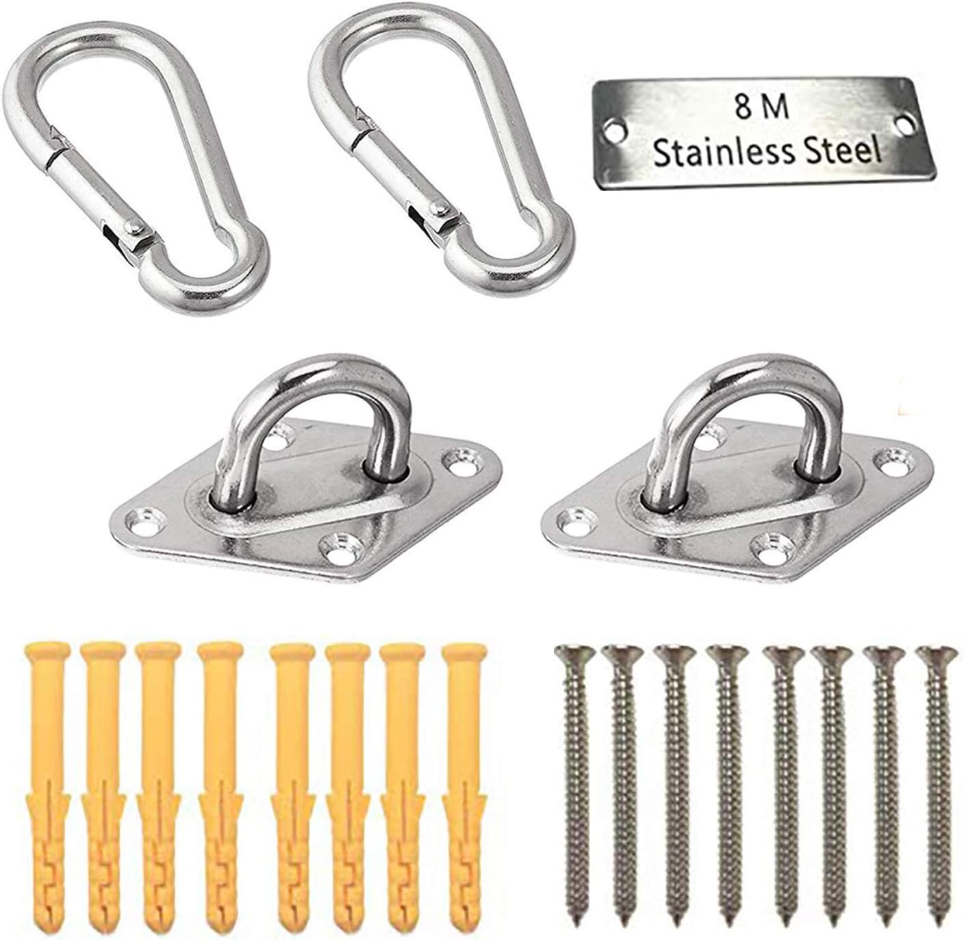 MIYA Hammock Hanging Kit Ultra Durable Hammock Hooks 8M