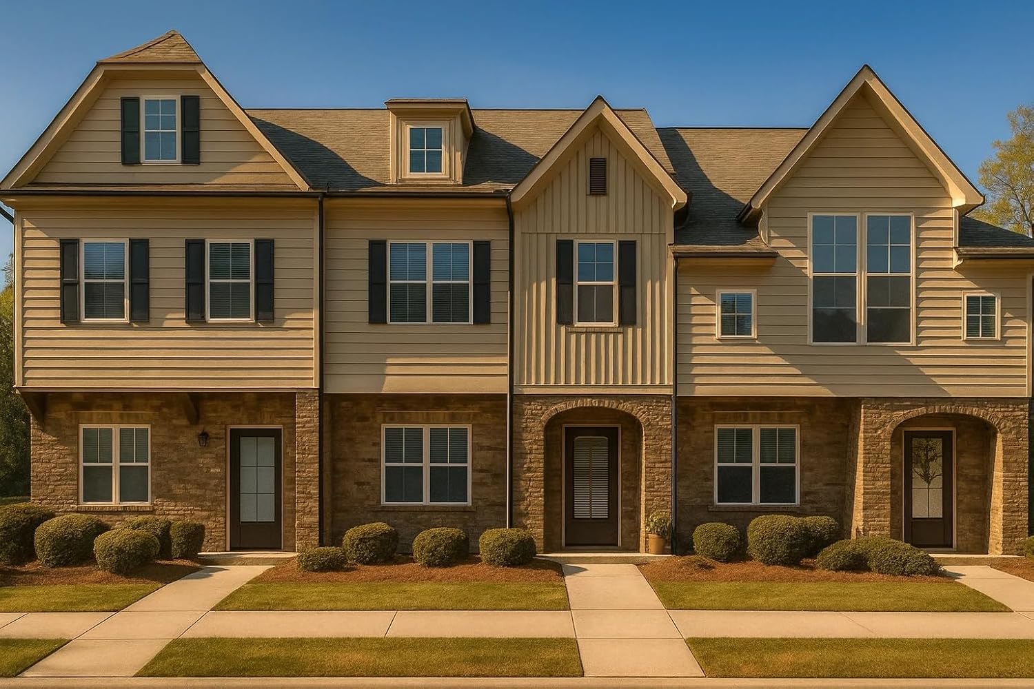11-1876 House Plan -Traditional Townhome Plan - 9-Bed, 7.5-Bath, 4,866 SF